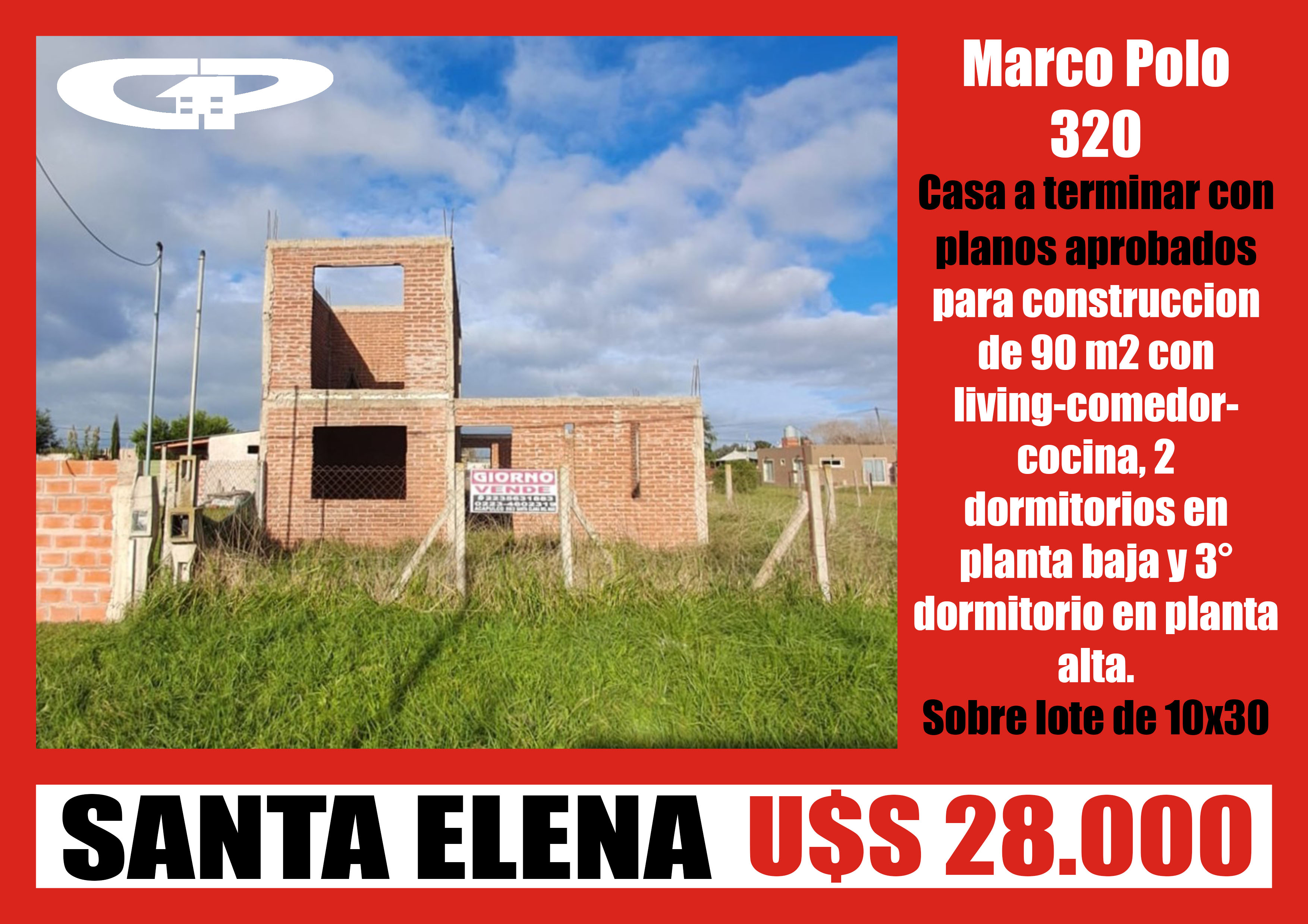 Modelo Casa Camet Norte Vertical