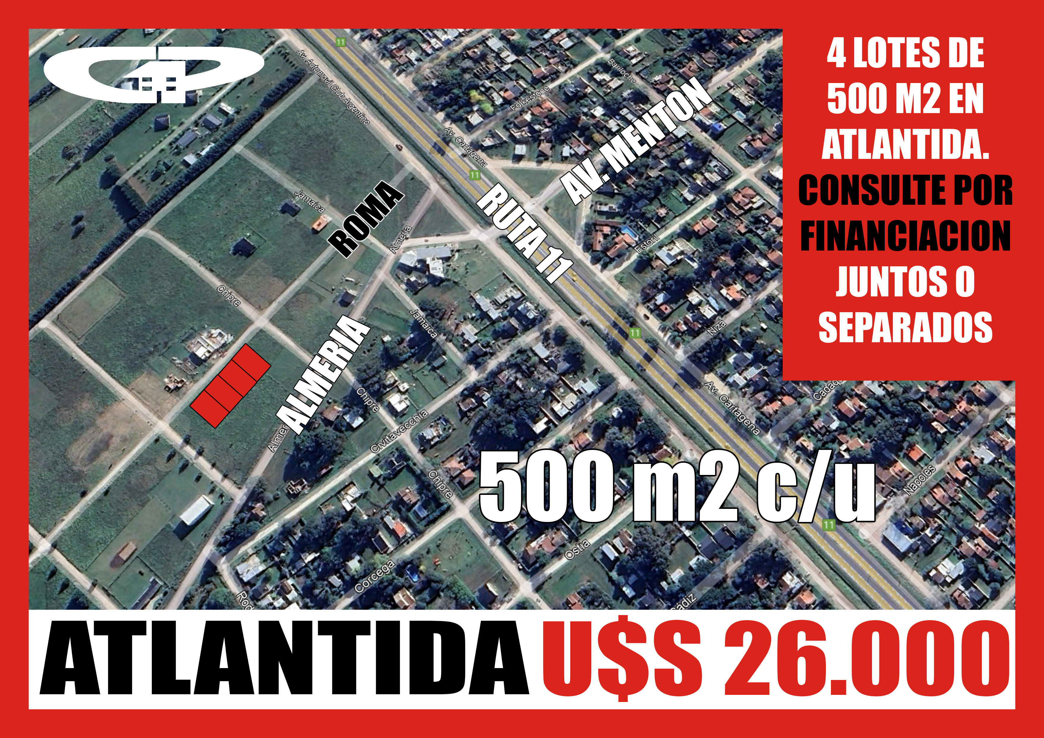 4 LOTES ATLANIDA